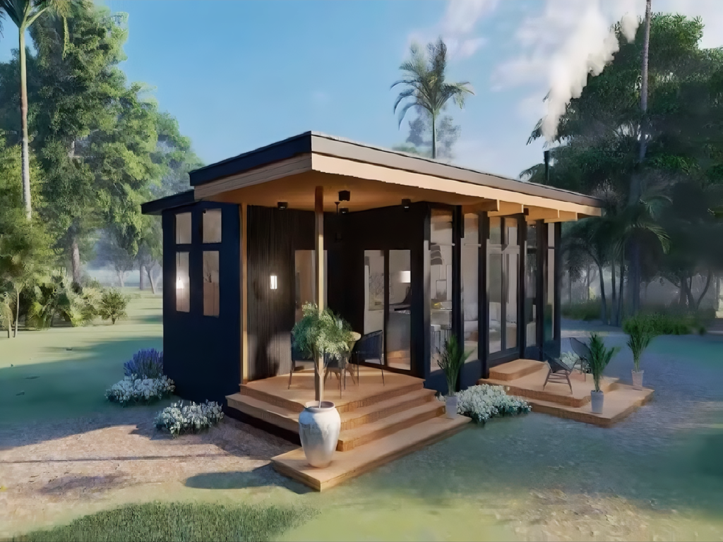 Small Rest House Plan, 6×10 (60m2) Tiny House Tour