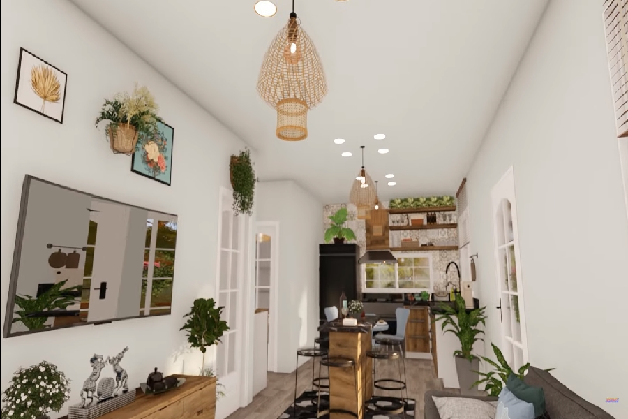 50m2 Beautiful Container House Plan