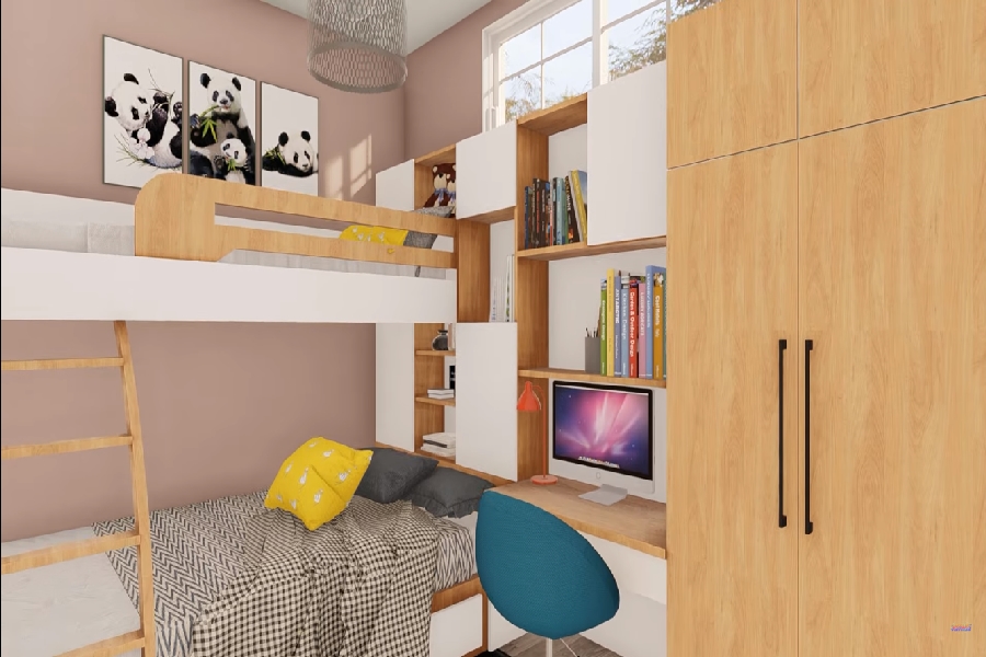 2x20ft Container House Model 19