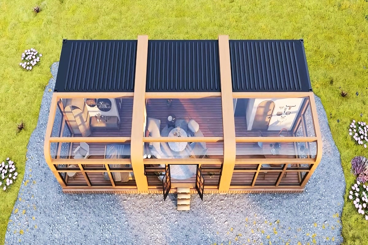Absolutely Cool 6x5m Container Cabin Example - Tiny House Universe