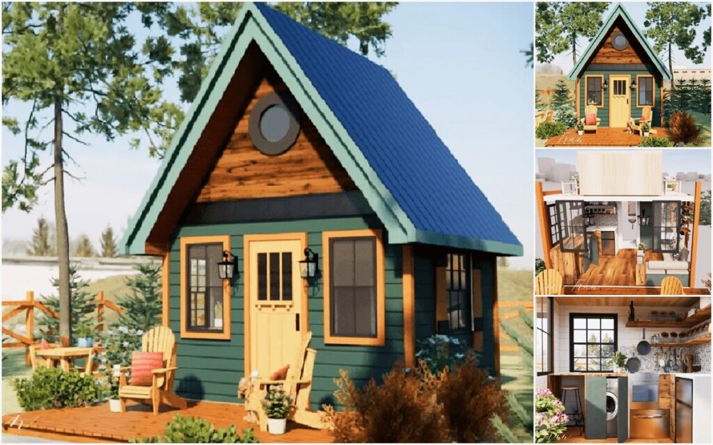 4×4 Cute Tiny House Design