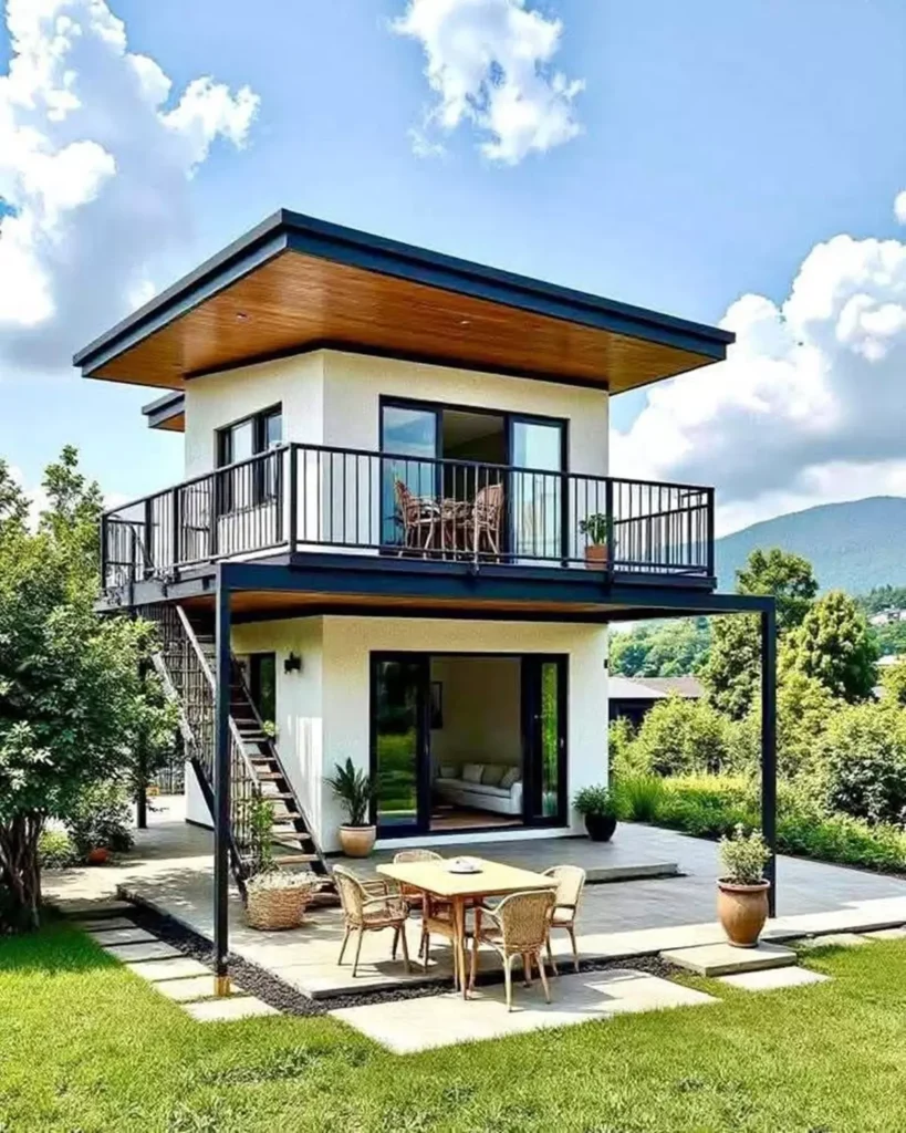 5x5 two story small house floor plans 1