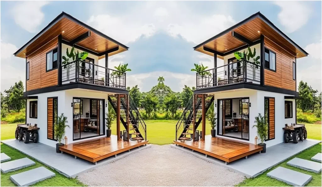 5×5 Two-Story Small House Floor Plans