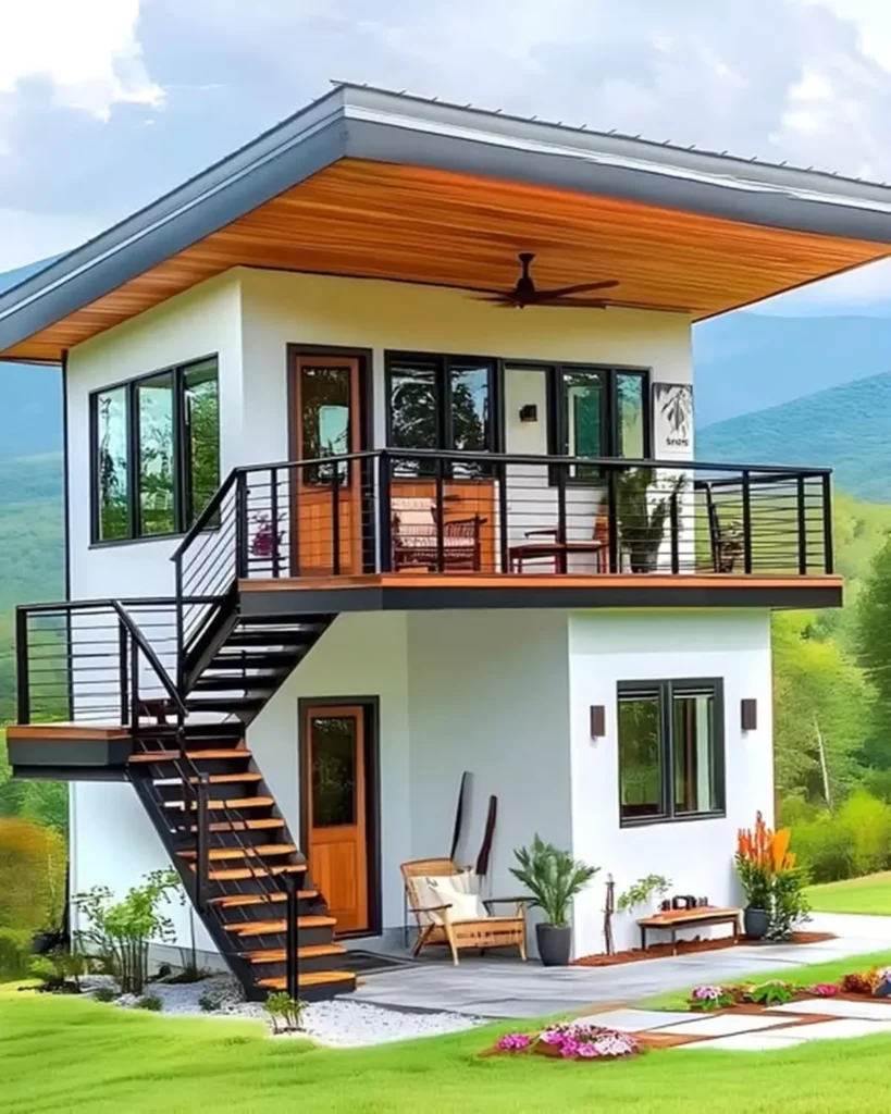 5x5 two story small house floor plans 9