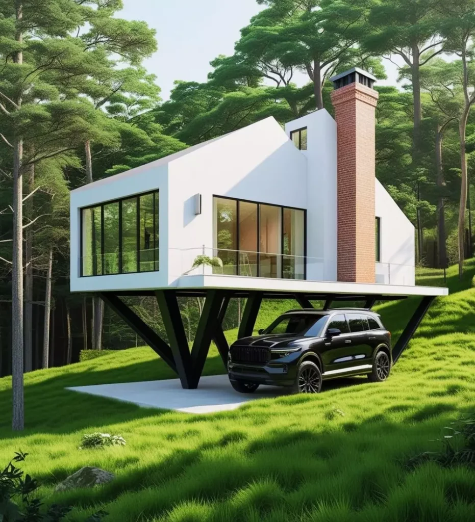 50 m² modern country house design ideas 4