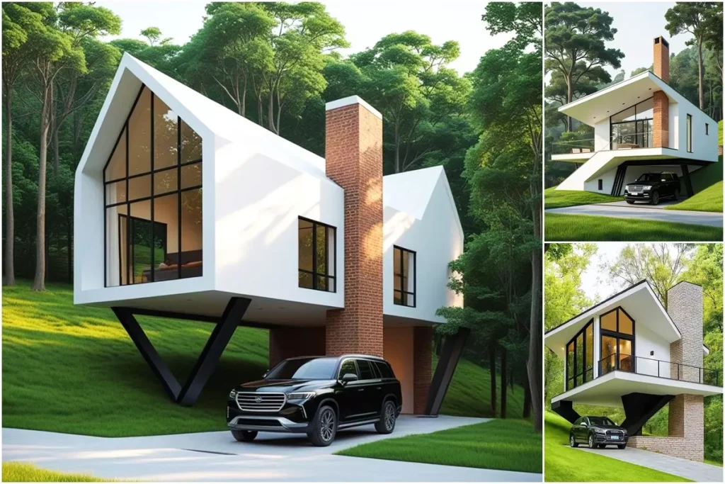 Elevated Modern Home Design Ideas: Geometric and Minimalist Nature Homes