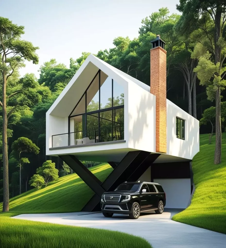 Elevated Modern Home Design Ideas: Geometric and Minimalist Nature Homes