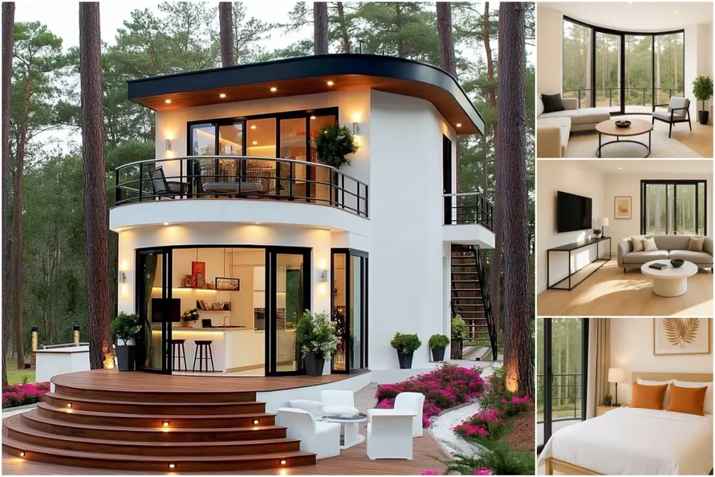 Beautiful 500 Sq Ft Two-Story Tiny House Model: The New Luxury of Modern Living