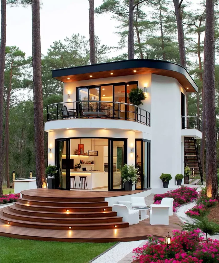 beautiful 500 sq ft two story tiny house model 2