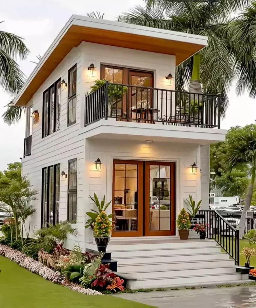 elegant 2 story tiny house design idea 4