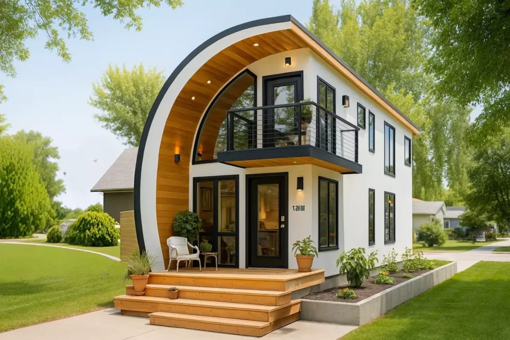 Attractive 2-Storey 40 m² Tiny House: Minimal and Functional Living Space