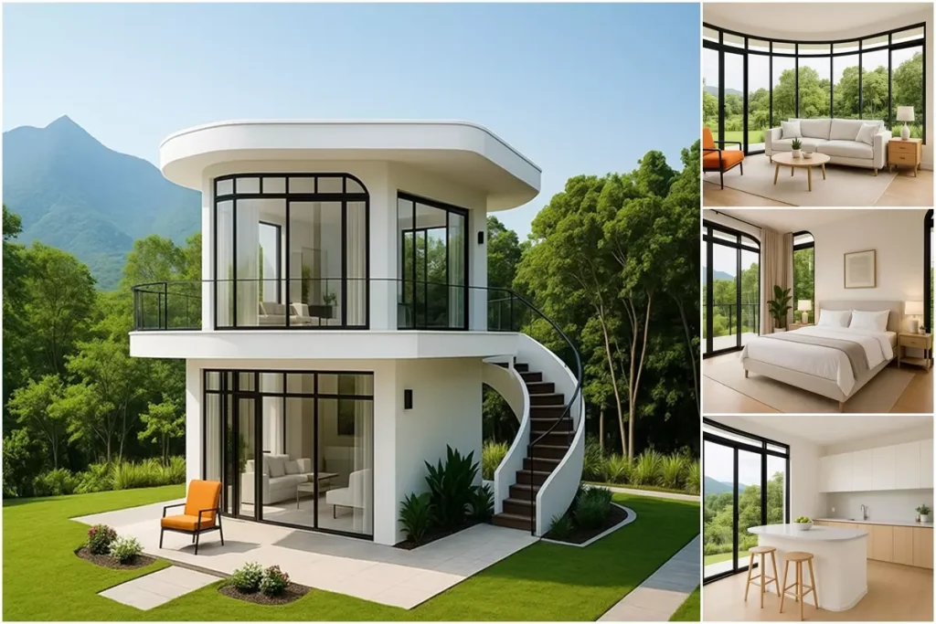 Easy 80 m² Duplex Summer House Example: The Smart Living Space of the Future