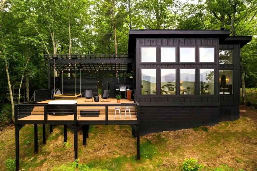 Luxury Airbnb Cabin Tour in North Carolina