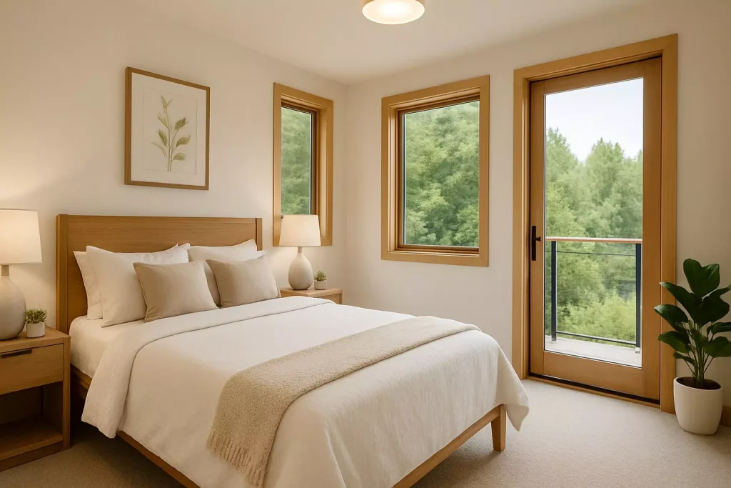 simple 35 m² two story tiny house model 6