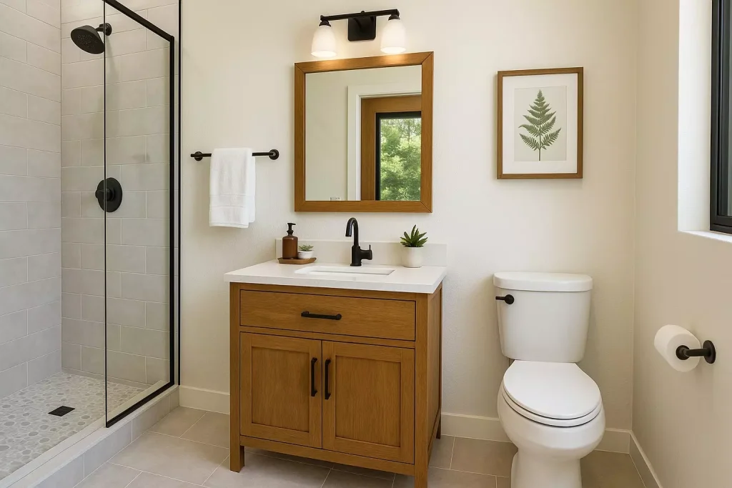 simple 35 m² two story tiny house model 8