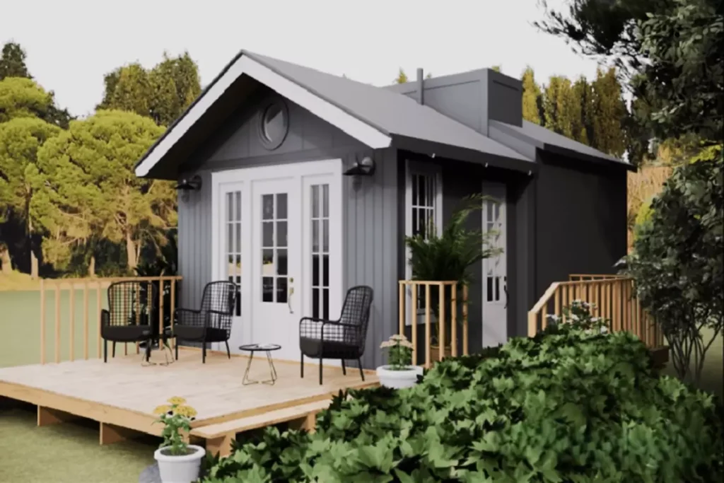 Impressive 35 m² Small House Model: I'm Amazed by This Cute Little House!