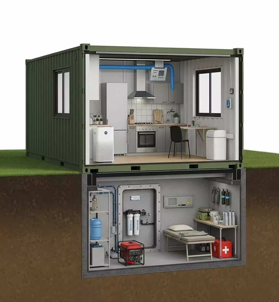 20 m² simple shelter design ideas what should be in an underground shelter 4