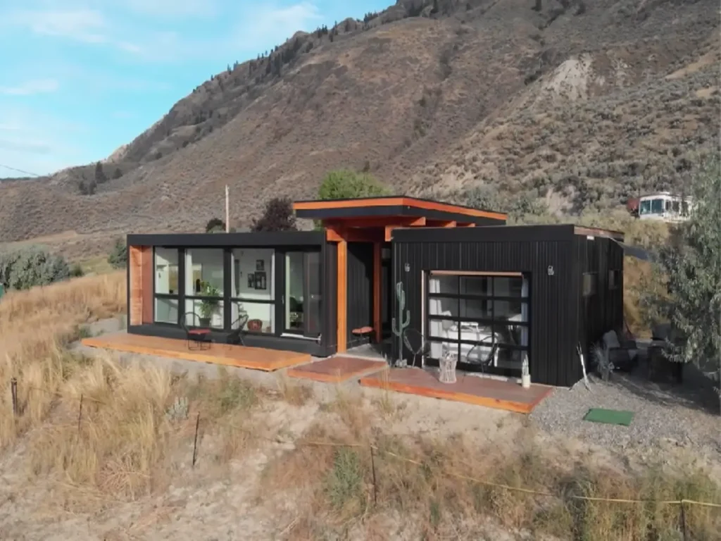 80m2 black box container studio in kamloops 2