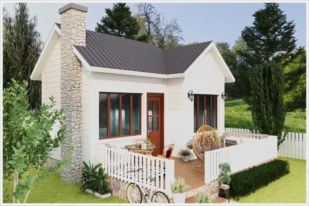 Stylish 6×6 Detached Small House Model: How is this luxury possible in just 30 square meters?