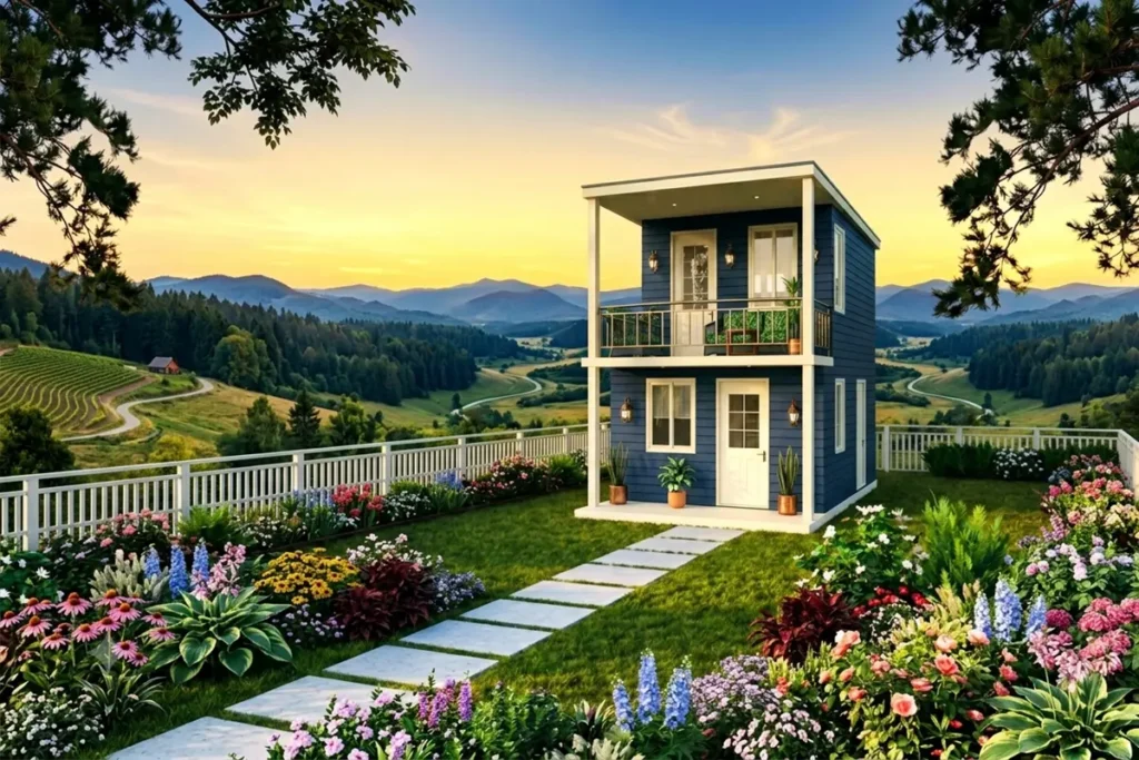 Loft Two-Story 25 m² Tiny House Plan and Interior Design Ideas: The Perfect Harmony of Minimalism and Functionality