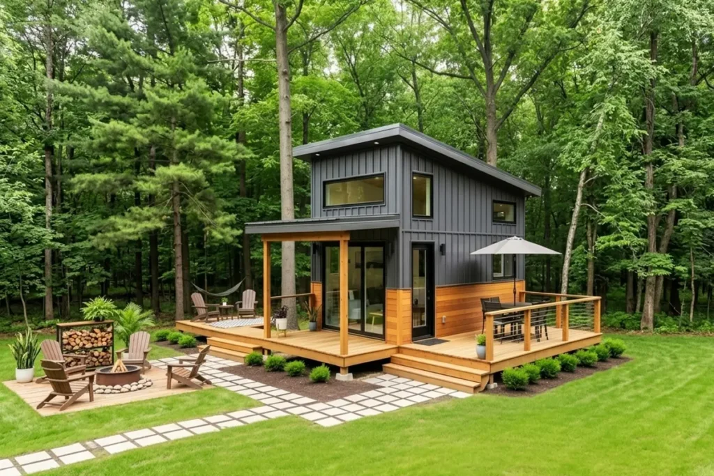 Minimalism Intertwined with Nature: Modern Tiny House Design and Living Guide