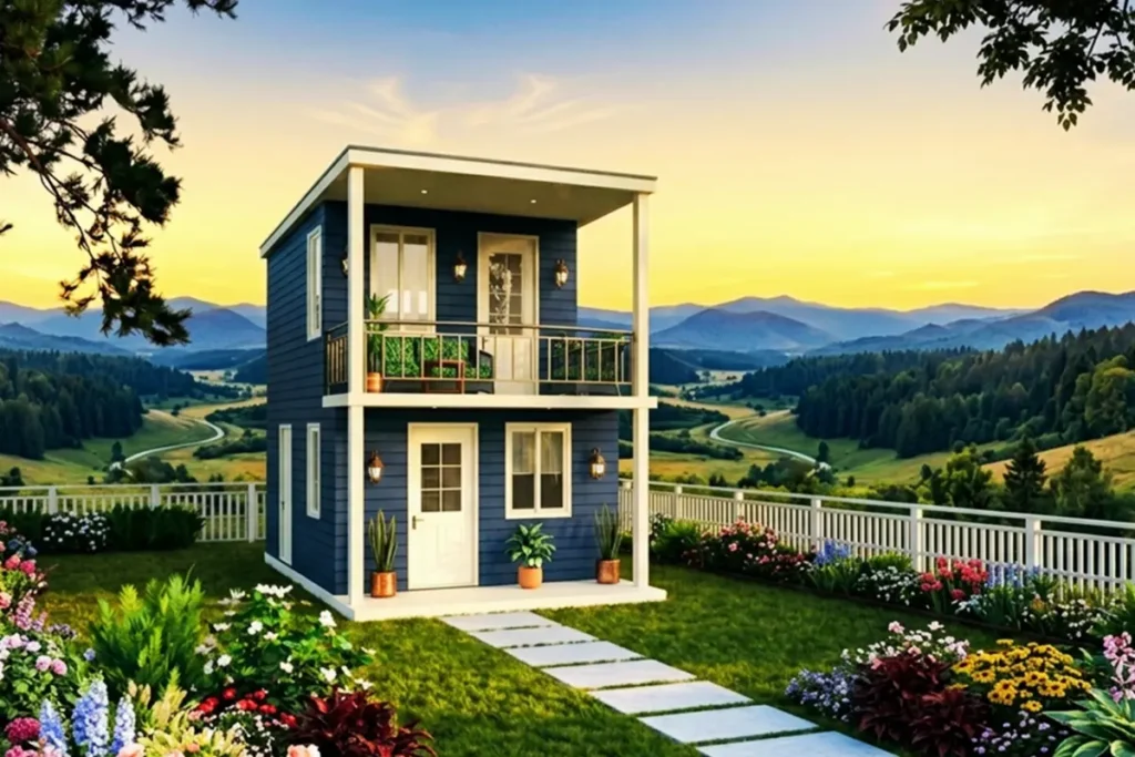 Loft Two-Story 25 m² Tiny House Plan and Interior Design Ideas: The Perfect Harmony of Minimalism and Functionality