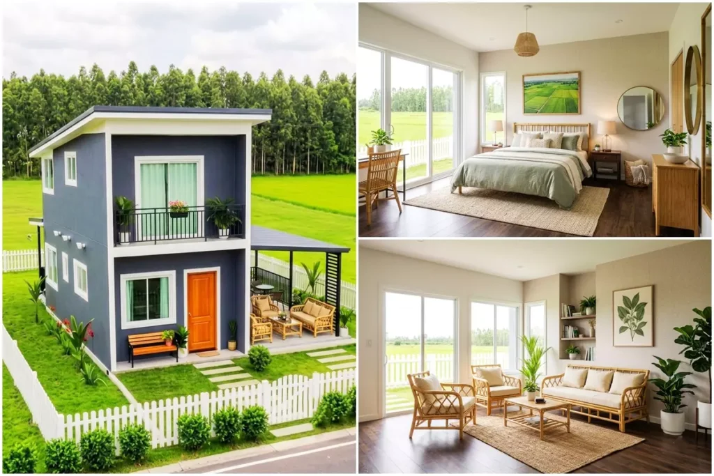 The Pinnacle of Minimalist Living: Discover the 40 m² Two-Story Modern Tiny House!